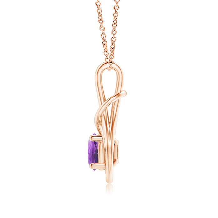 AA - Amethyst / 1.15 CT / 14 KT Rose Gold