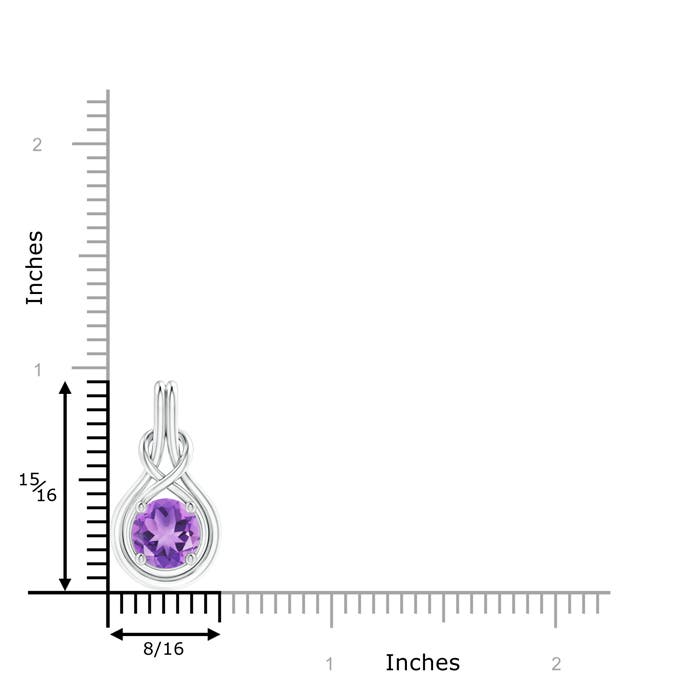 A - Amethyst / 1.7 CT / 14 KT White Gold