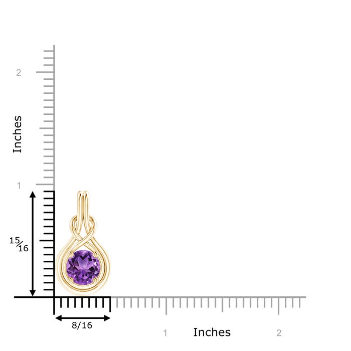 AA - Amethyst / 1.7 CT / 14 KT Yellow Gold