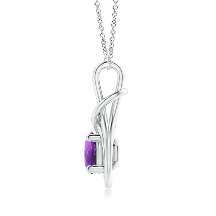 AAA - Amethyst / 1.7 CT / 14 KT White Gold