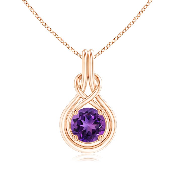 AAAA - Amethyst / 1.7 CT / 14 KT Rose Gold