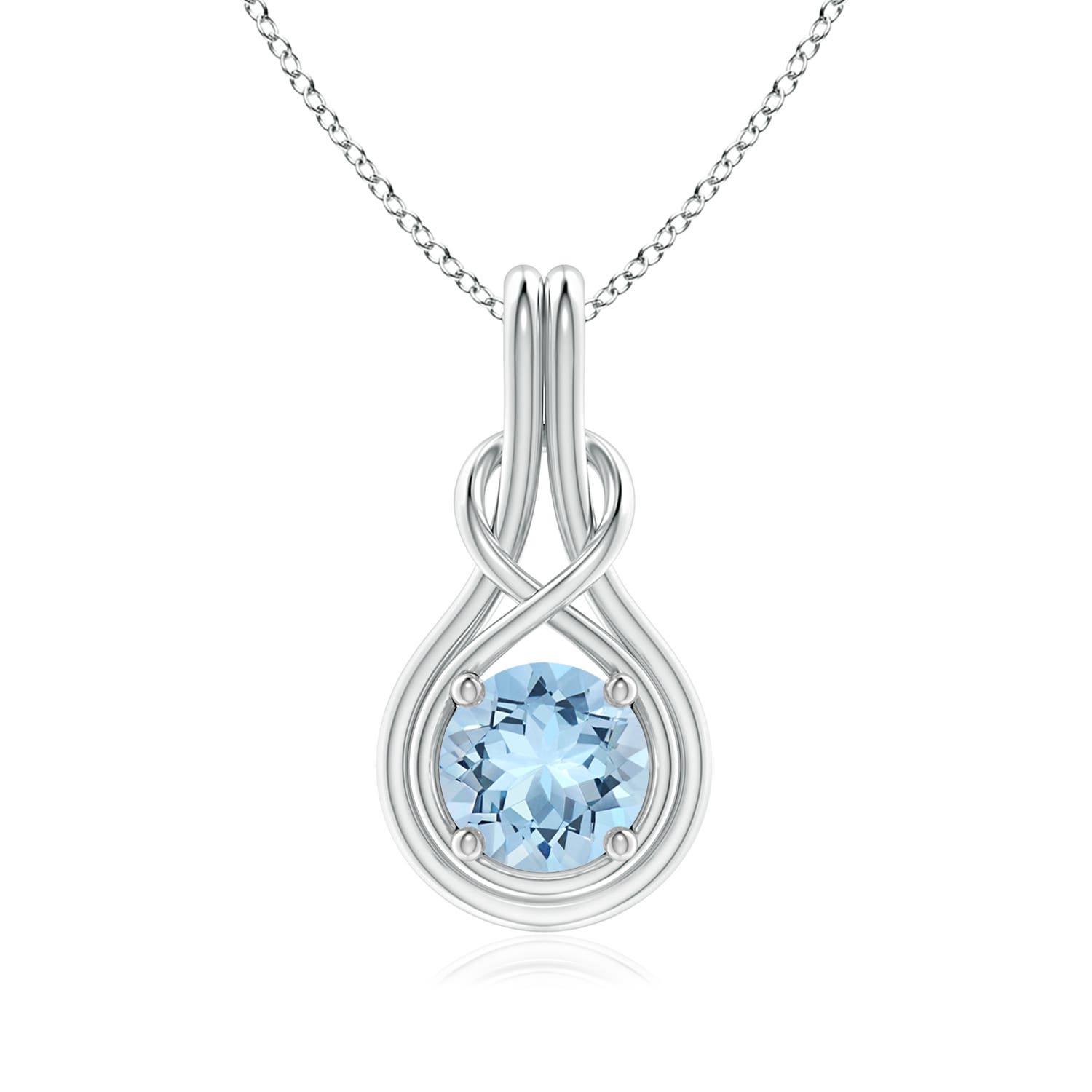 AAA - Aquamarine / 1.12 CT / 14 KT White Gold