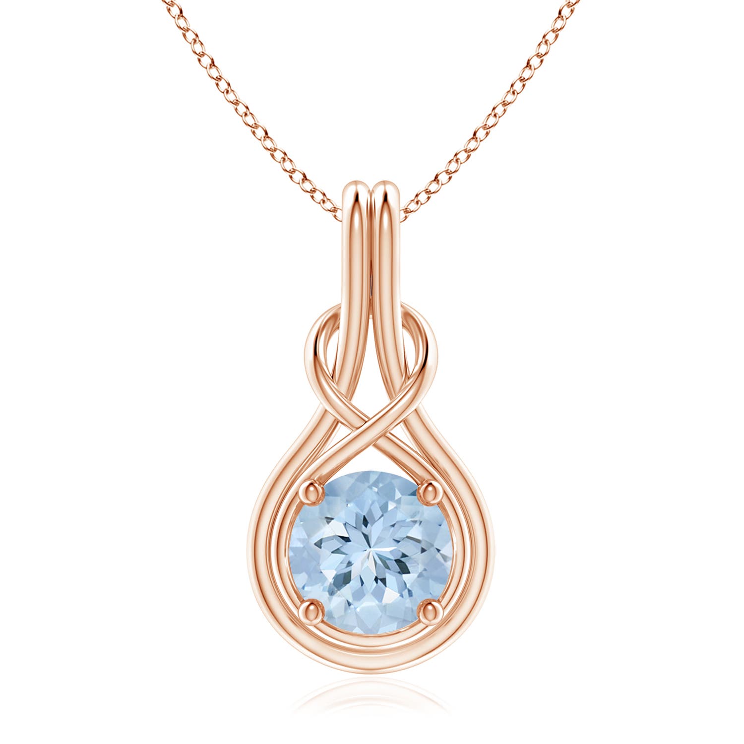 AA - Aquamarine / 1.6 CT / 14 KT Rose Gold