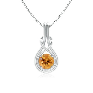 Round AA Citrine