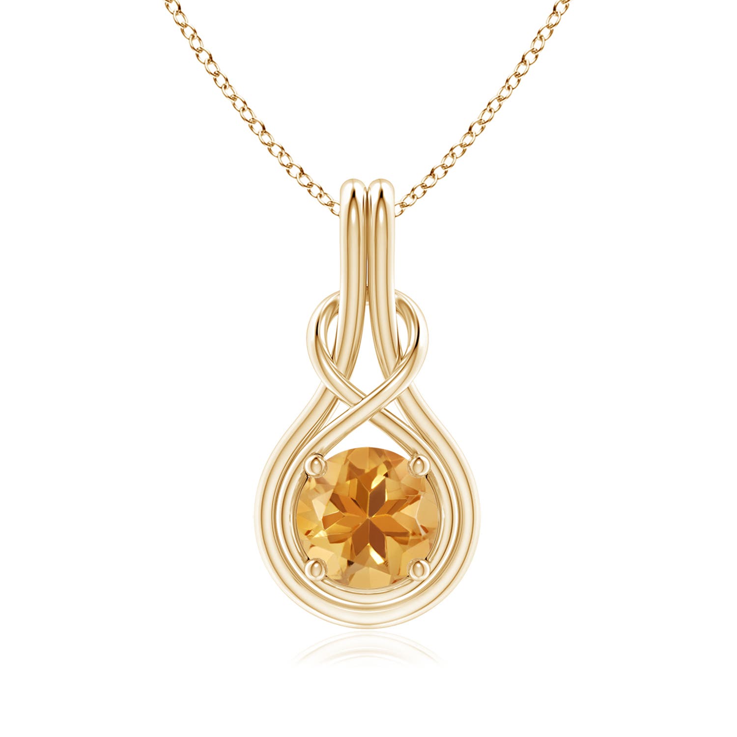 A - Citrine / 1.25 CT / 14 KT Yellow Gold