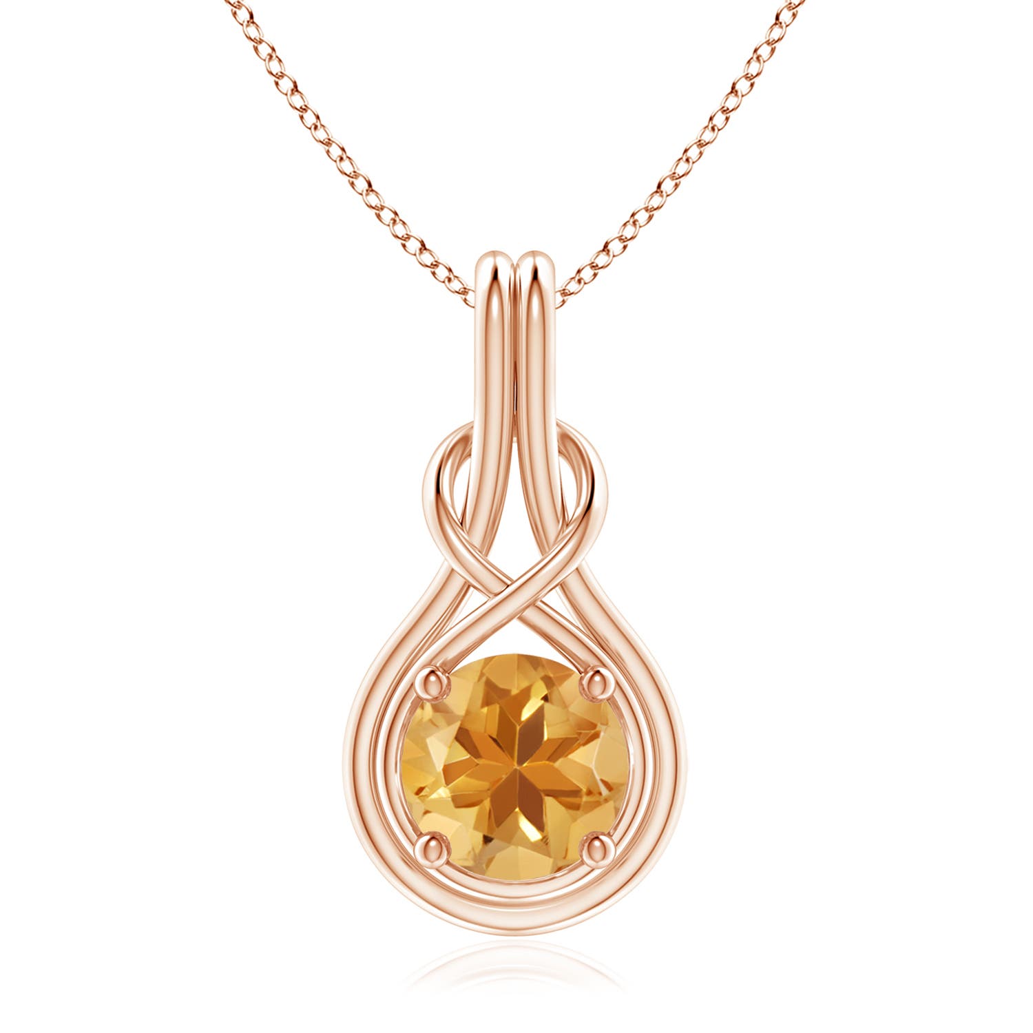 A - Citrine / 1.7 CT / 14 KT Rose Gold