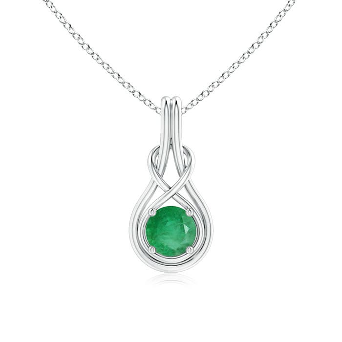 A - Emerald / 0.75 CT / 14 KT White Gold