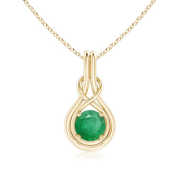 A - Emerald / 1.2 CT / 14 KT Yellow Gold