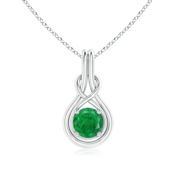 AA - Emerald / 1.2 CT / 14 KT White Gold