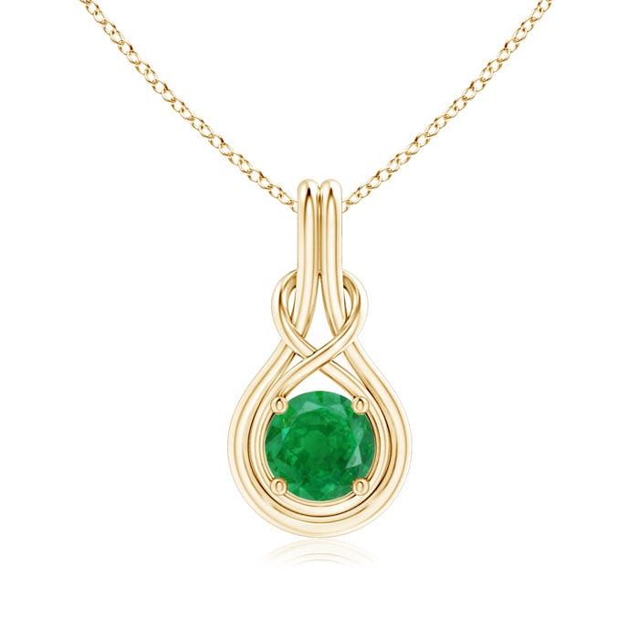 AA - Emerald / 1.2 CT / 14 KT Yellow Gold