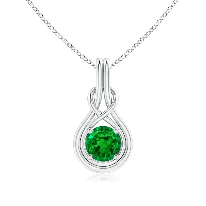 AAAA - Emerald / 1.2 CT / 14 KT White Gold