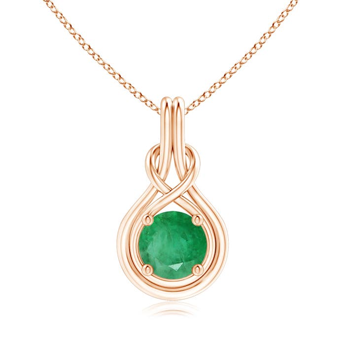 A - Emerald / 1.75 CT / 14 KT Rose Gold