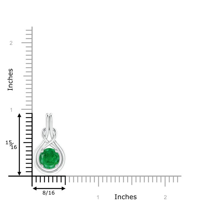 AA - Emerald / 1.75 CT / 14 KT White Gold