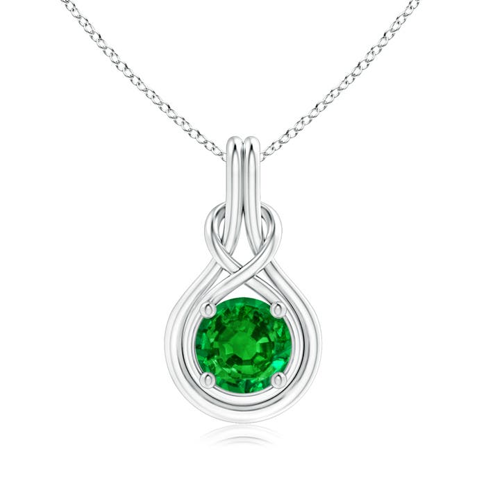 AAAA - Emerald / 1.75 CT / 14 KT White Gold