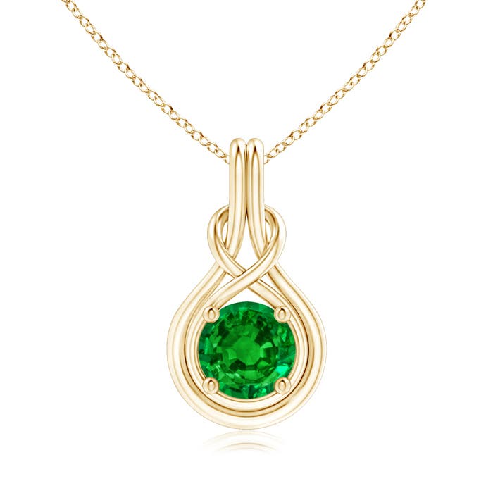 AAAA - Emerald / 1.75 CT / 14 KT Yellow Gold