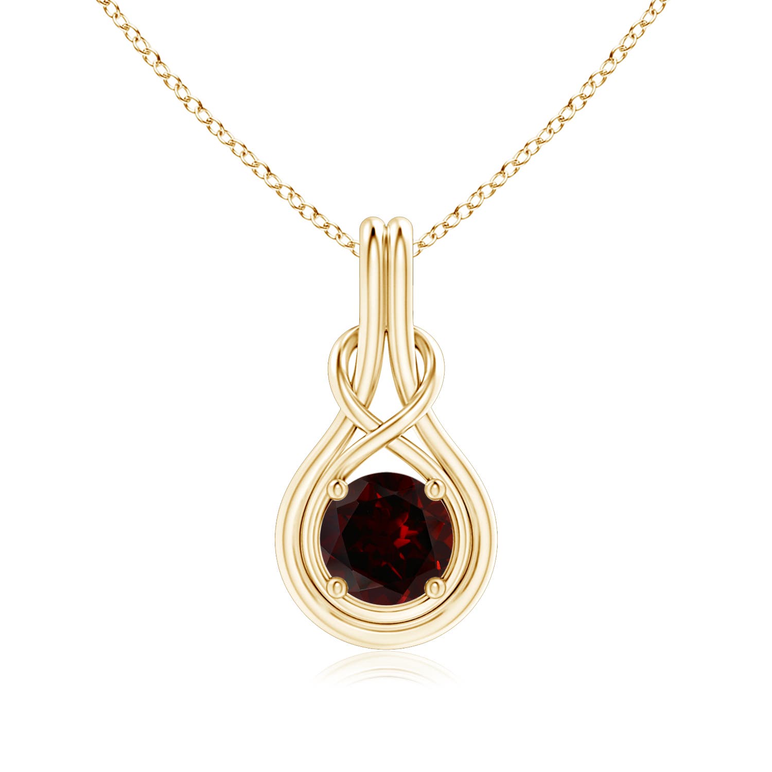 A - Garnet / 1.5 CT / 14 KT Yellow Gold