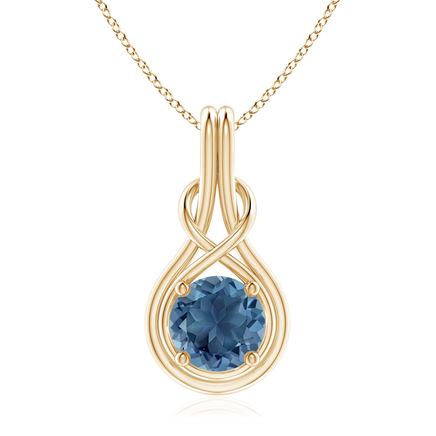 A - London Blue Topaz / 2.35 CT / 14 KT Yellow Gold