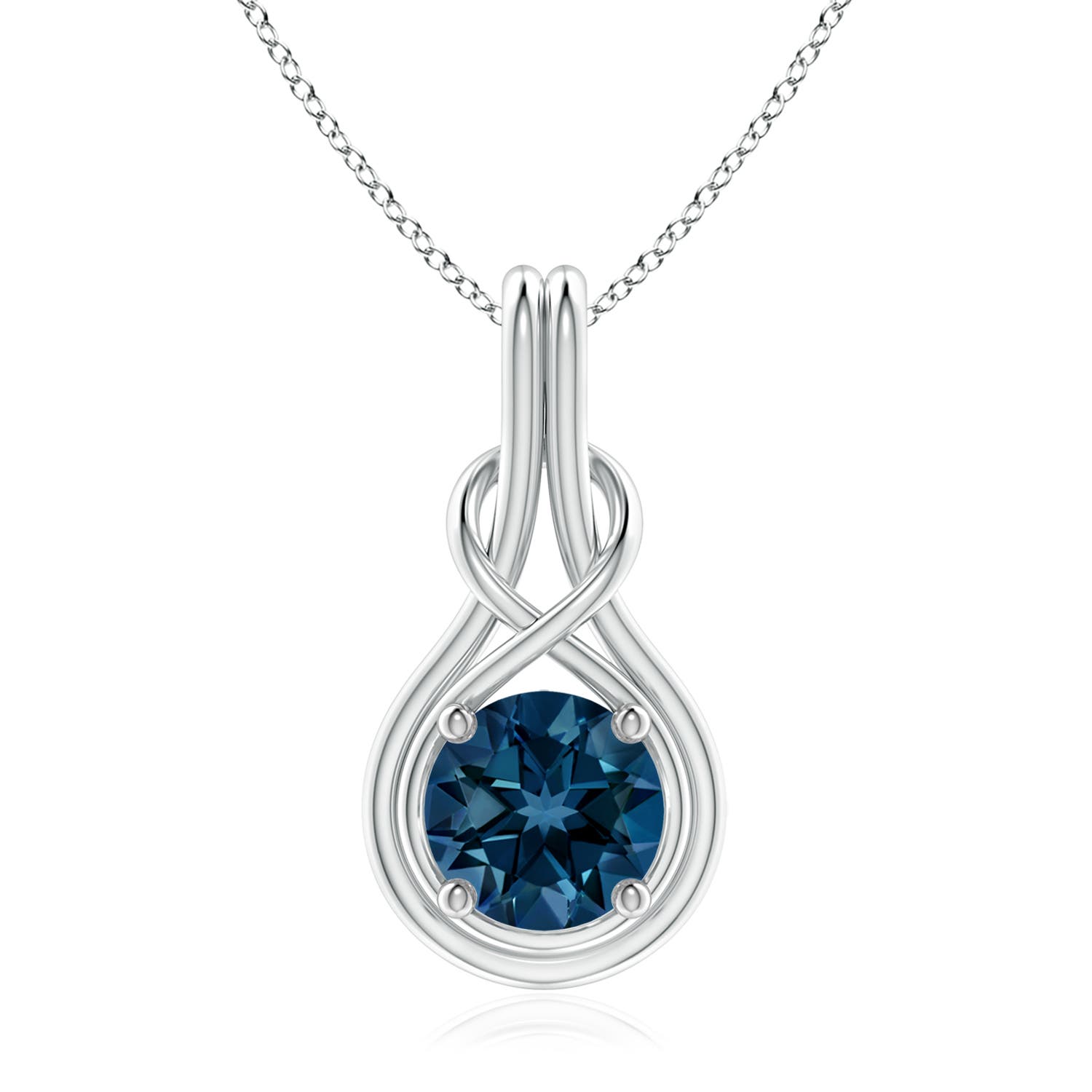 AAAA - London Blue Topaz / 2.35 CT / 14 KT White Gold