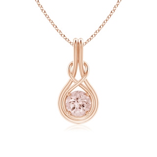 Round AA Morganite