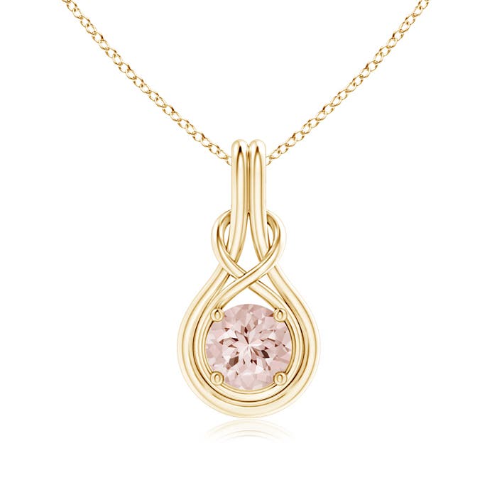 AA - Morganite / 1.1 CT / 14 KT Yellow Gold