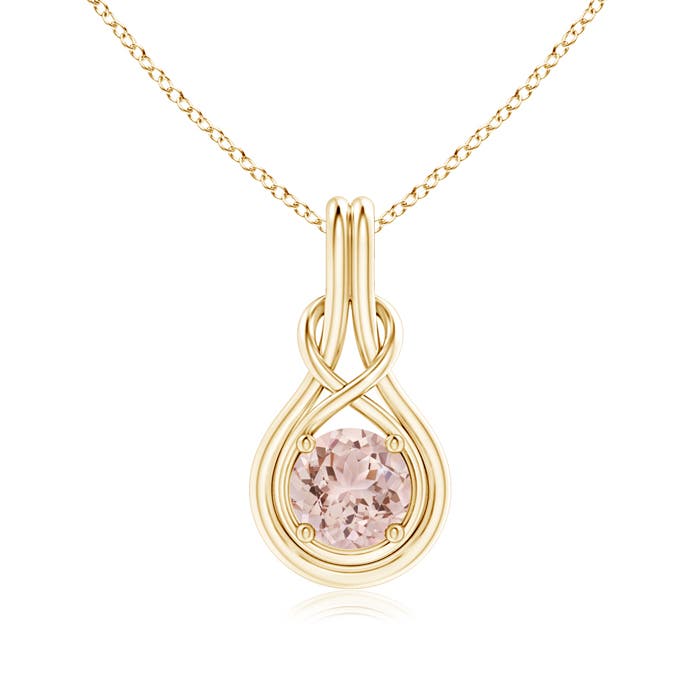 AAA - Morganite / 1.1 CT / 14 KT Yellow Gold