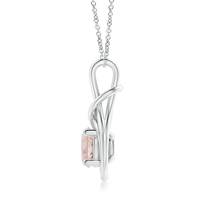 A - Morganite / 1.65 CT / 14 KT White Gold