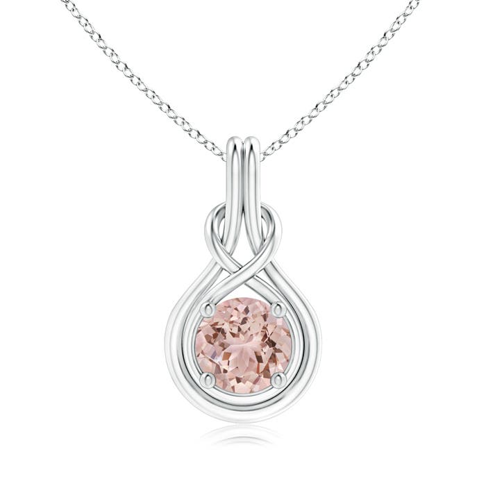 AAA - Morganite / 1.65 CT / 14 KT White Gold