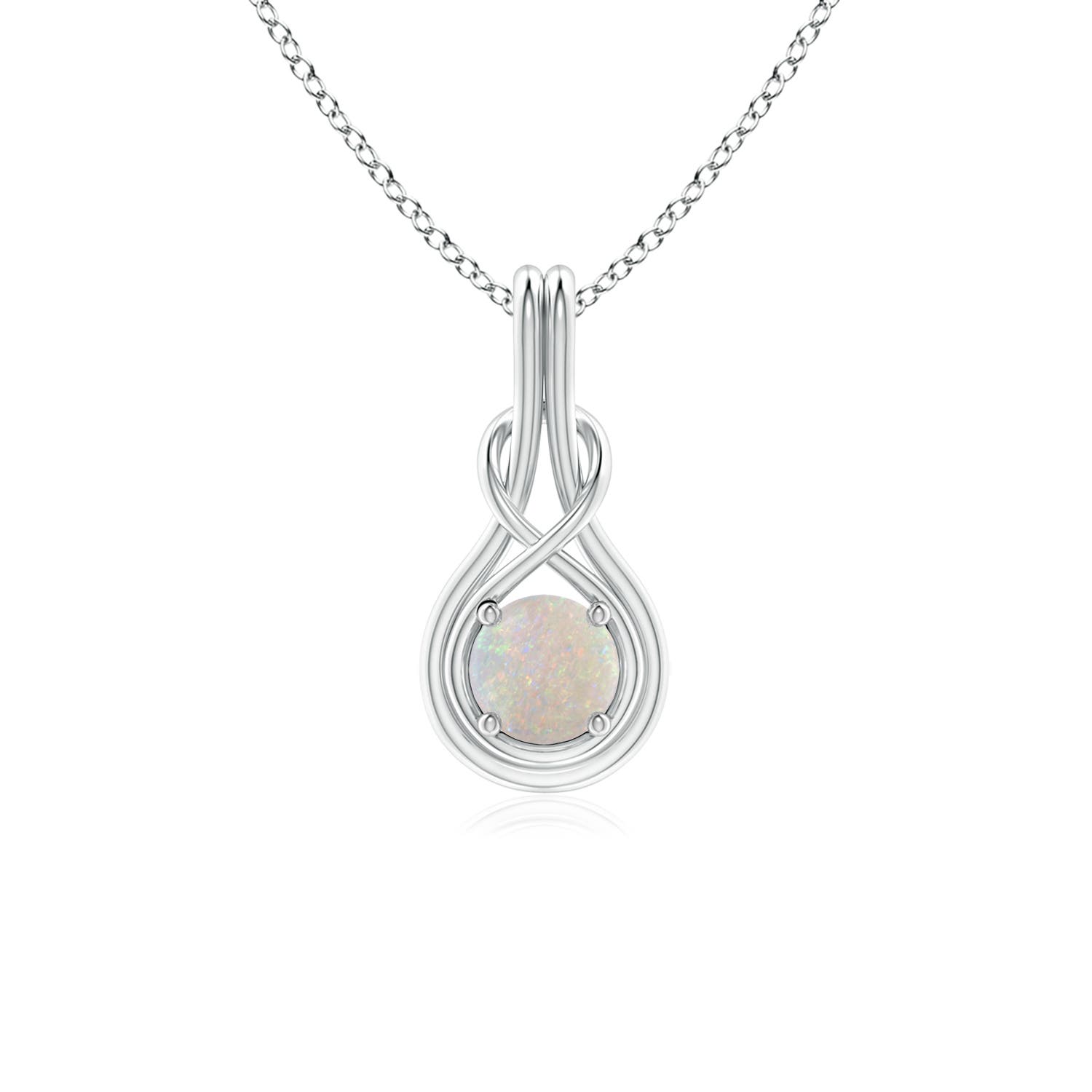 AA - Opal / 0.33 CT / 14 KT White Gold