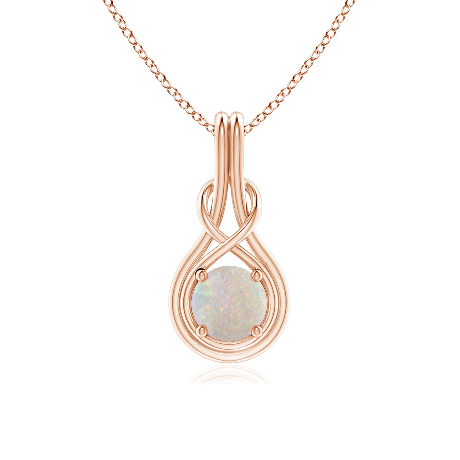 AA - Opal / 0.5 CT / 14 KT Rose Gold