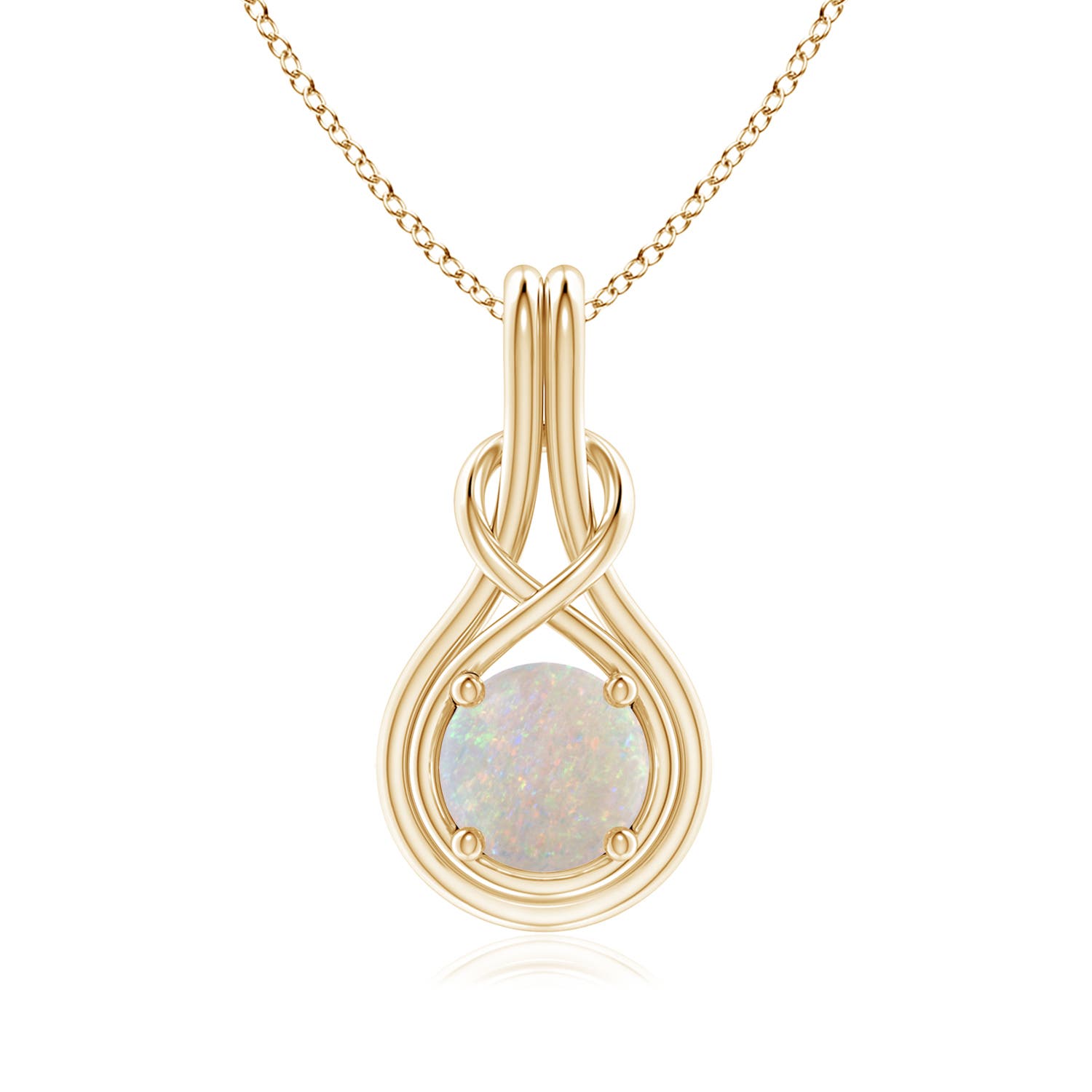 AA - Opal / 0.75 CT / 14 KT Yellow Gold