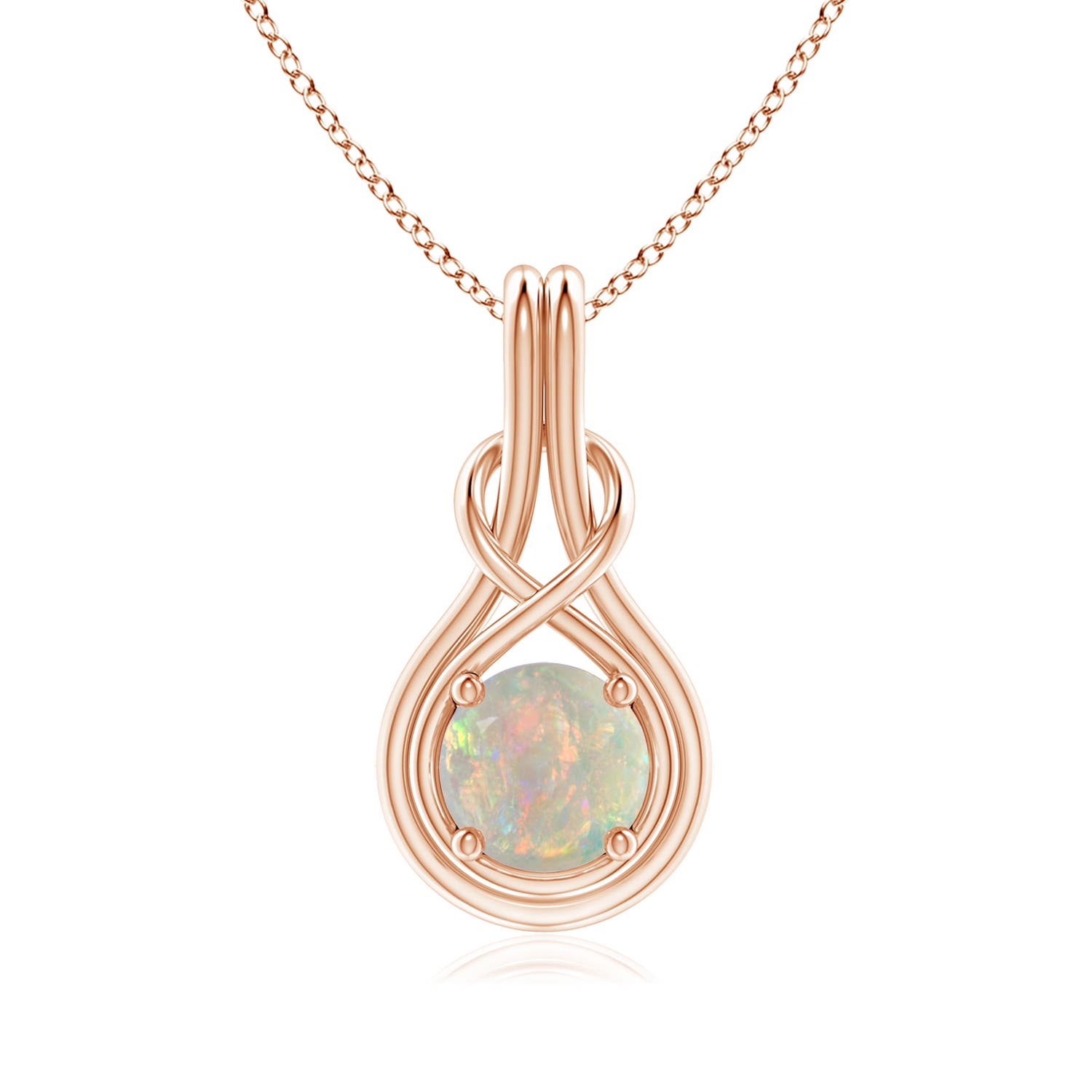 AAAA - Opal / 0.75 CT / 14 KT Rose Gold