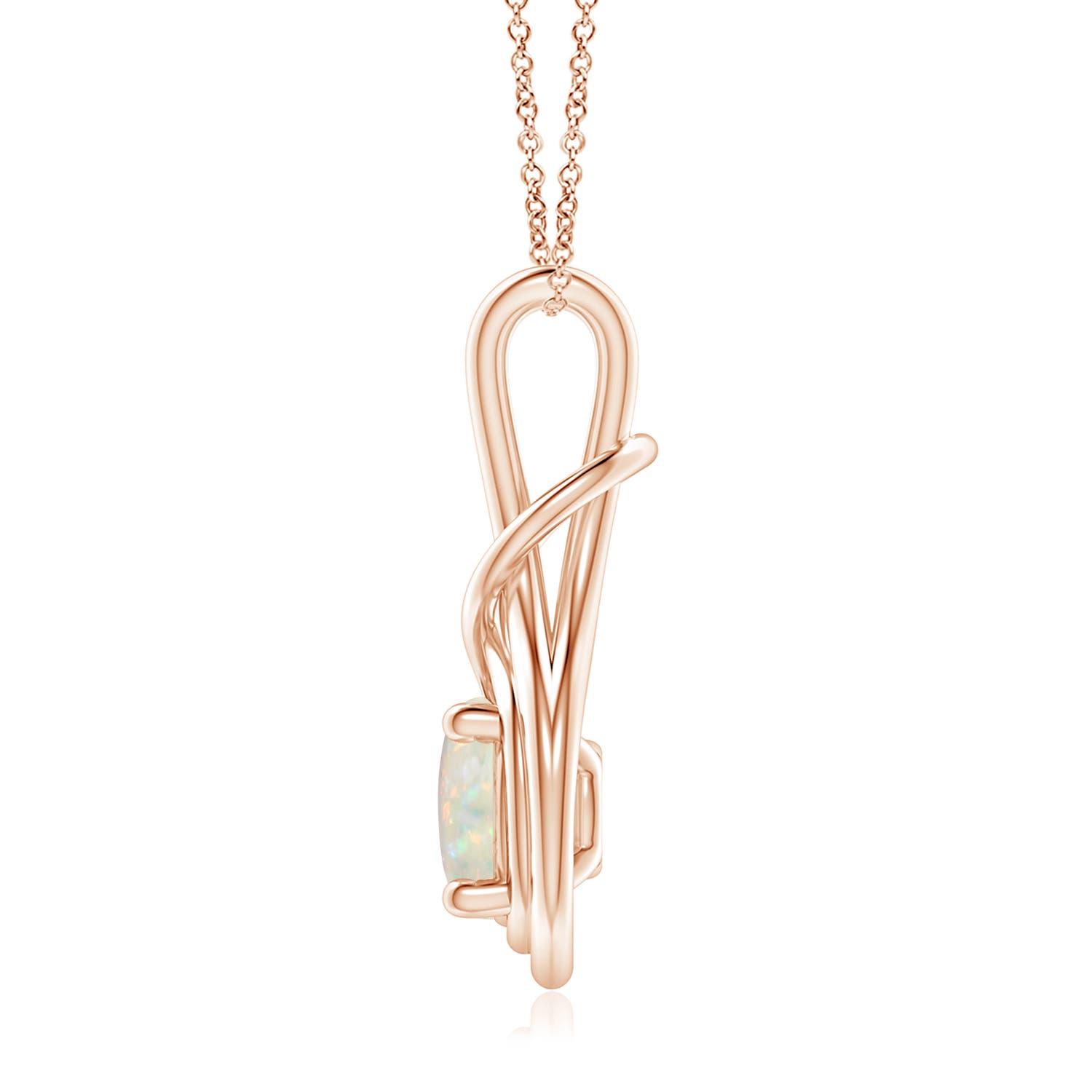 AAA - Opal / 1.15 CT / 14 KT Rose Gold