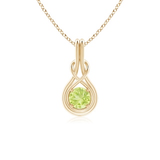 Round A Peridot