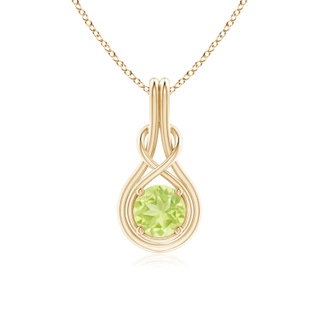 Round A Peridot