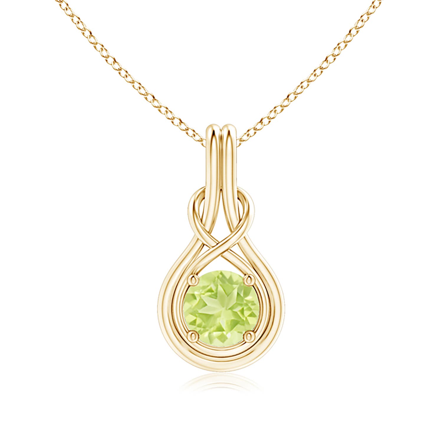 A - Peridot / 1.4 CT / 14 KT Yellow Gold