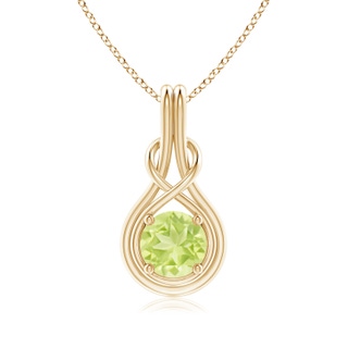 Round A Peridot
