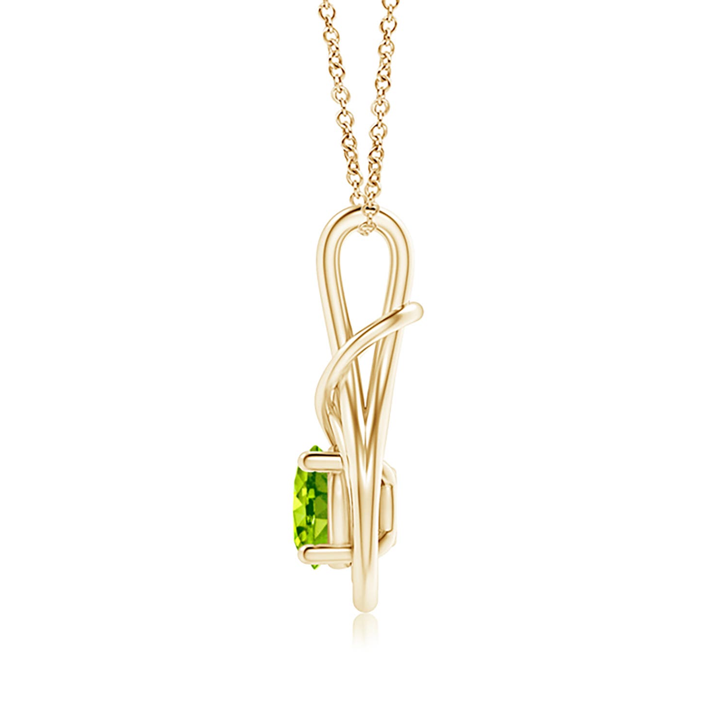 AAA - Peridot / 1.4 CT / 14 KT Yellow Gold