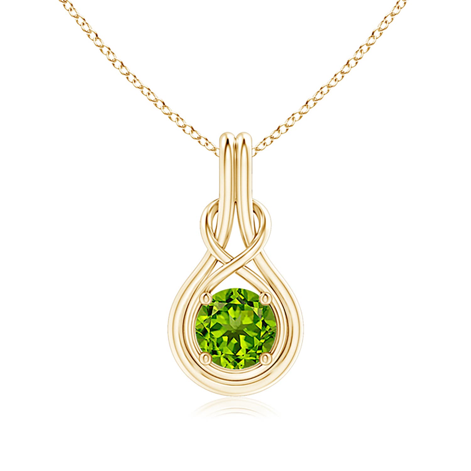 AAAA - Peridot / 1.4 CT / 14 KT Yellow Gold