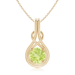 Round A Peridot