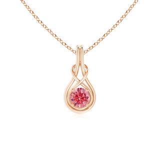 Round Fancy Intense, VS2 Pink Diamond