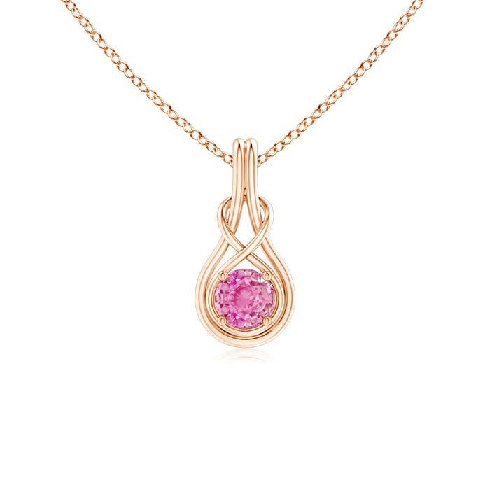 AA - Pink Sapphire / 0.6 CT / 14 KT Rose Gold