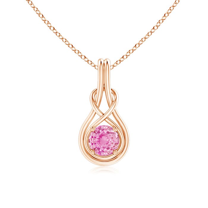 A - Pink Sapphire / 1 CT / 14 KT Rose Gold