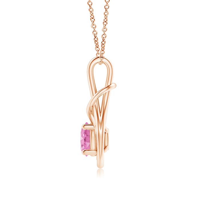 A - Pink Sapphire / 1.6 CT / 14 KT Rose Gold