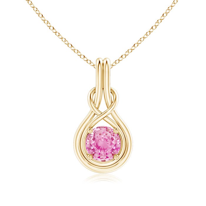 A - Pink Sapphire / 1.6 CT / 14 KT Yellow Gold