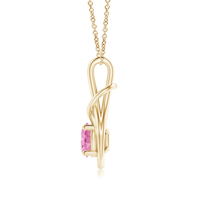 A - Pink Sapphire / 1.6 CT / 14 KT Yellow Gold