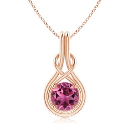 Rose Gold Rose Gold Pink Tourmaline Necklaces & Pendants