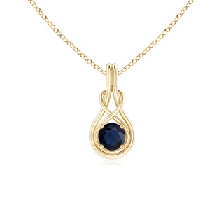 Round A Blue Sapphire