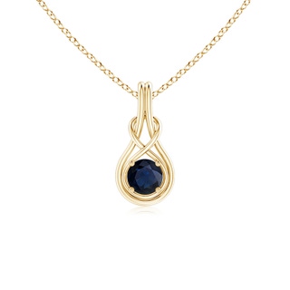 Round A Blue Sapphire