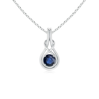 Round AA Blue Sapphire