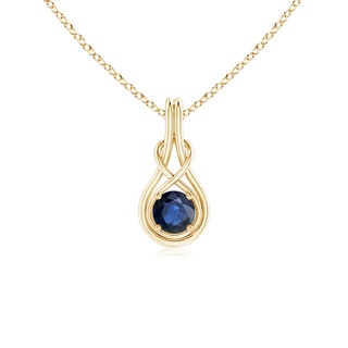 Round AA Blue Sapphire